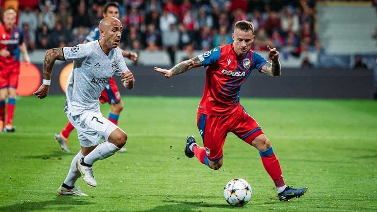 Виктория Пльзень – Карабах – 2:1 / Фото из Twitter Виктория Пльзень – Карабах – 2:1 / Фото из Twitter