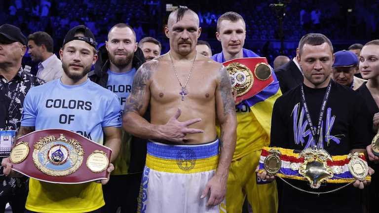 Александр Усик / фото Matchroom Александр Усик / фото Matchroom