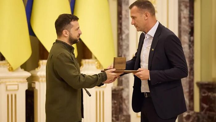 Шевченко получил особую награду от Президента Зеленского