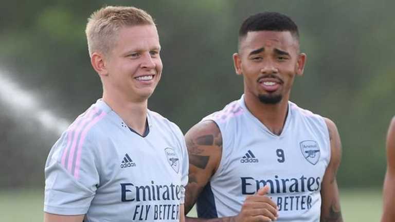 Олександр Зінченко та Габріел Жезус / Фото ФК Арсенал