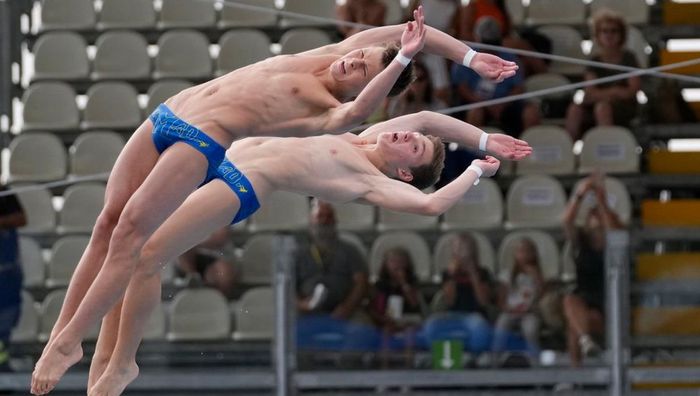 Украинцы стали вице-чемпионами ЧЕ-2022 по прыжкам в воду, потеряв золото в последней попытке
