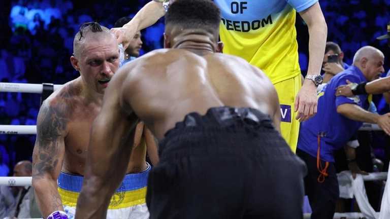 Олександр Усик та Ентоні Джошуа / Matchroom Boxing Олександр Усик та Ентоні Джошуа / Matchroom Boxing