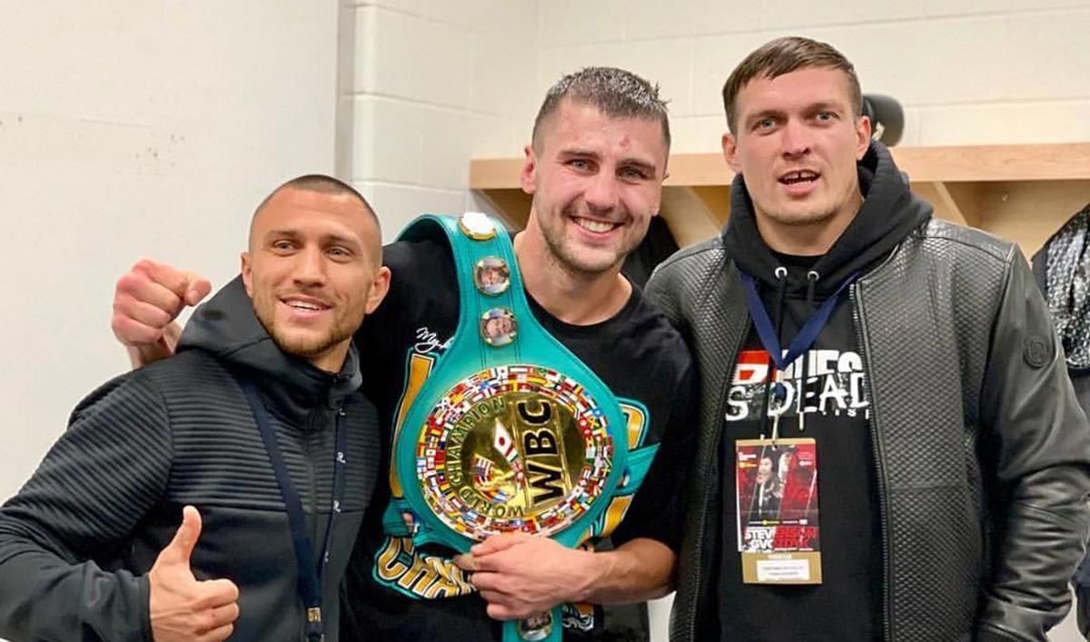Ломаченко, Гвоздик та Усик / фото з соцмереж