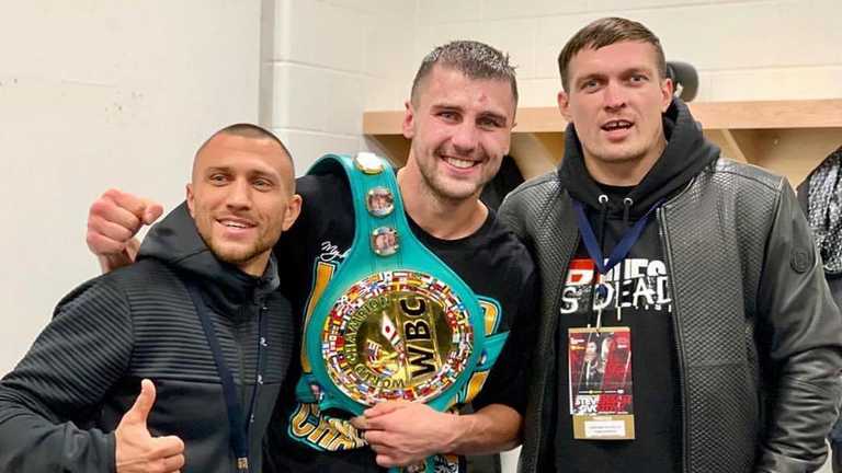 Ломаченко, Гвоздик та Усик / фото з соцмереж Ломаченко, Гвоздик та Усик / фото з соцмереж