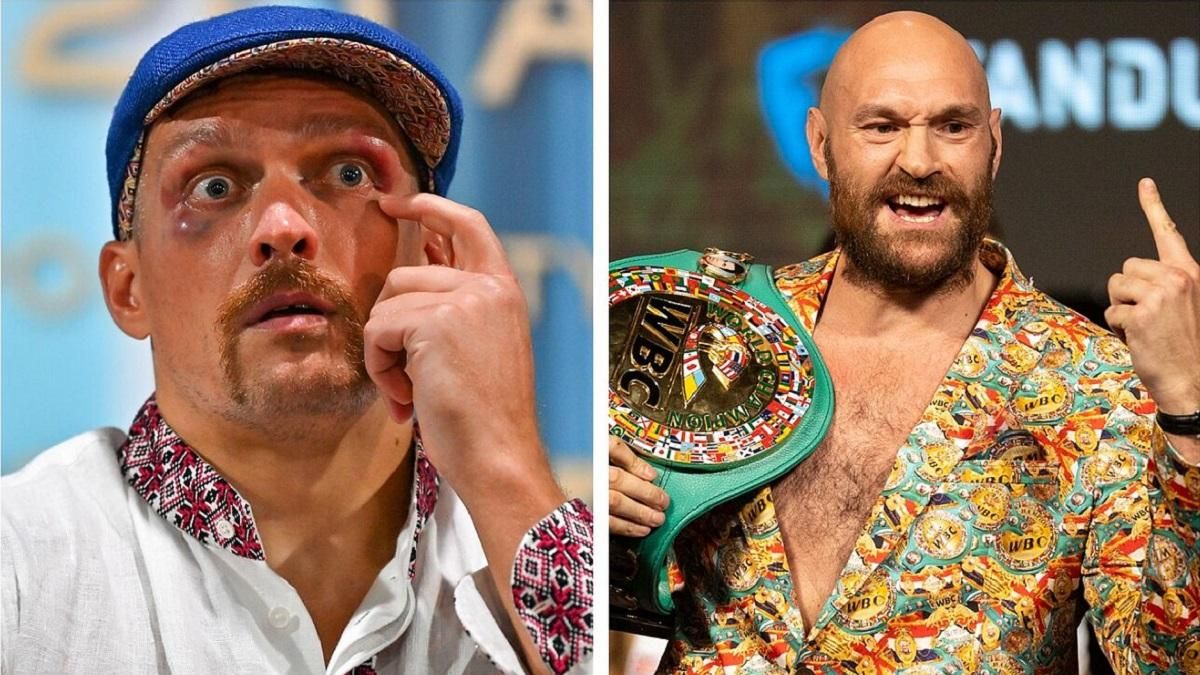 Александр Усик – Тайсон Фьюри / Коллаж Marca