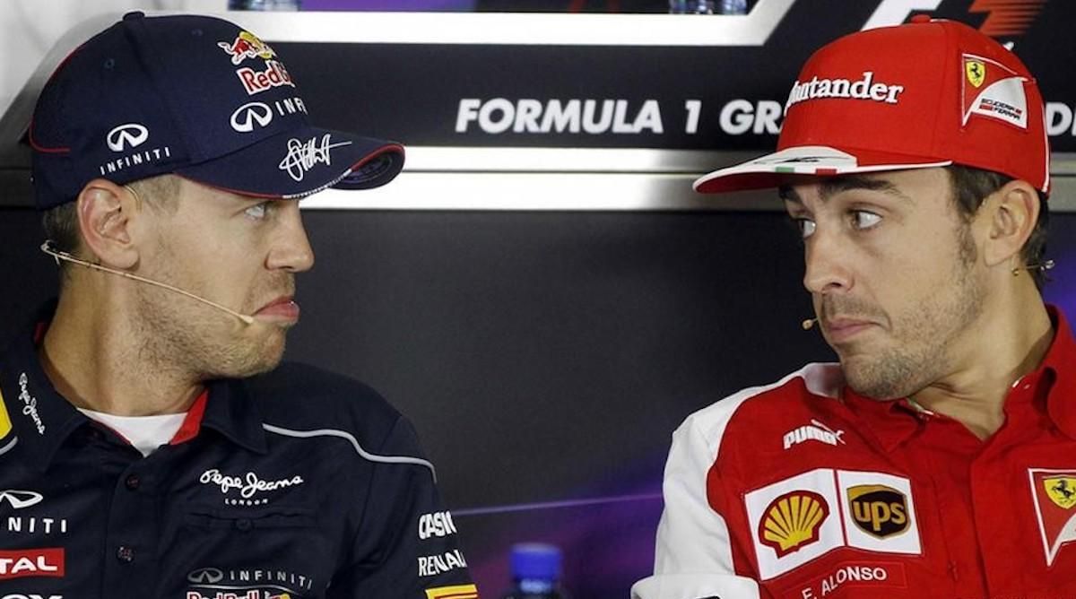 Феттель и Алонсо / фото DPA