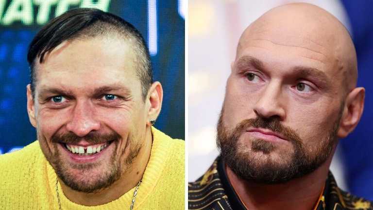 Усик – Ф'юрі / Колаж Daily Express Усик – Ф'юрі / Колаж Daily Express