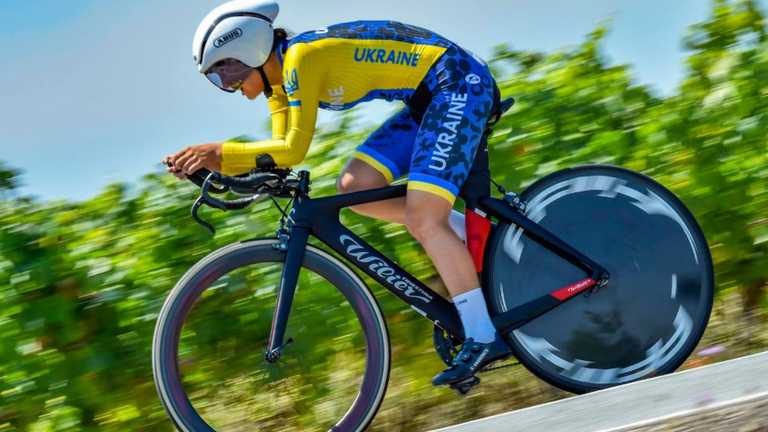 Украинская велоспортсменка / фото ФПУ Украинская велоспортсменка / фото ФПУ