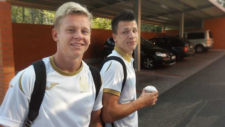 Олександр Зінченко та Євген Конопляка / фото УАФ Олександр Зінченко та Євген Конопляка / фото УАФ