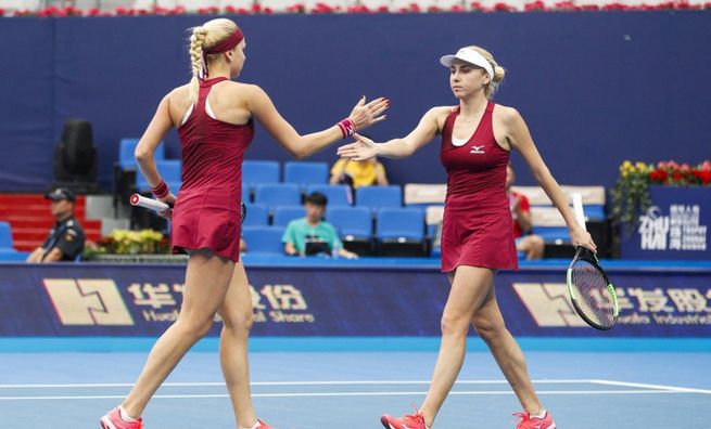 Сестры Киченок победили в Эстонии – теннисистки не играли вместе больше года