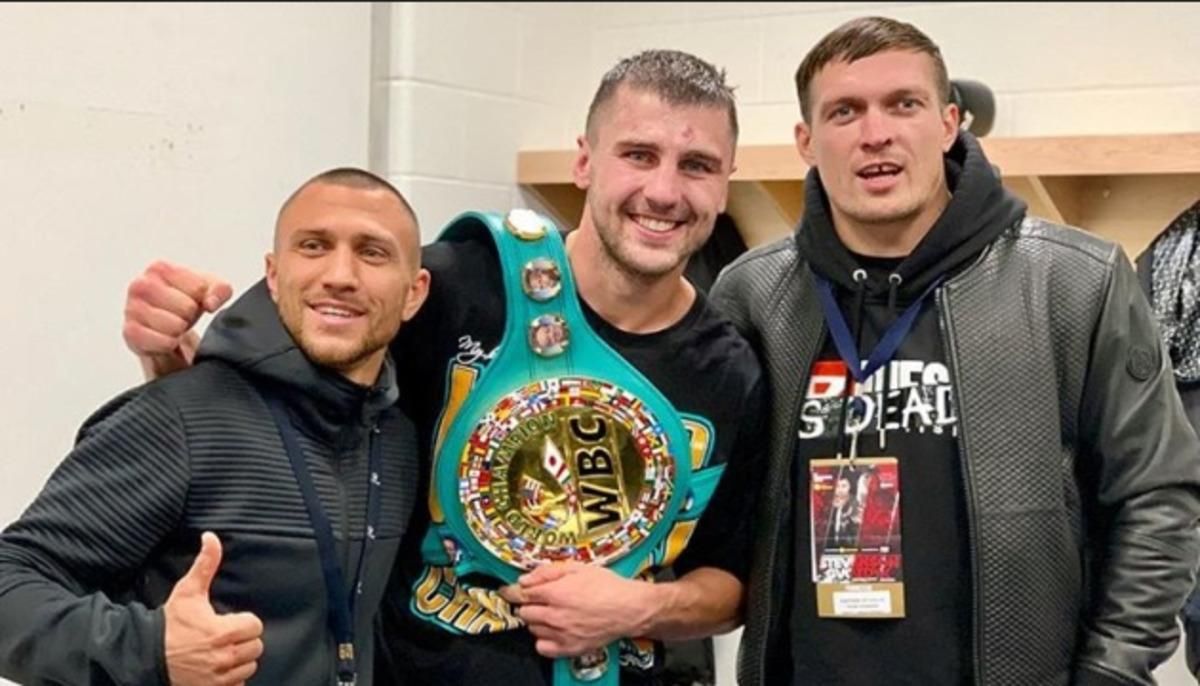 Ломаченко, Гвоздик и Усик / фото из соцсетей
