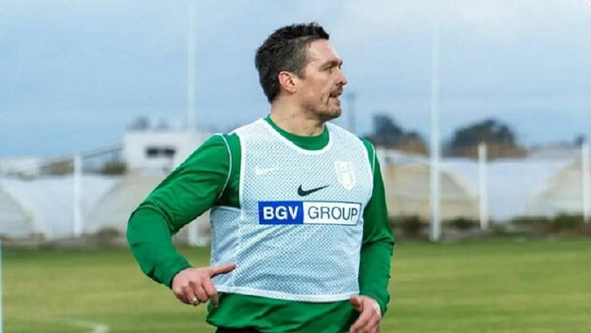 Александр Усик / Фото ФК Полесье