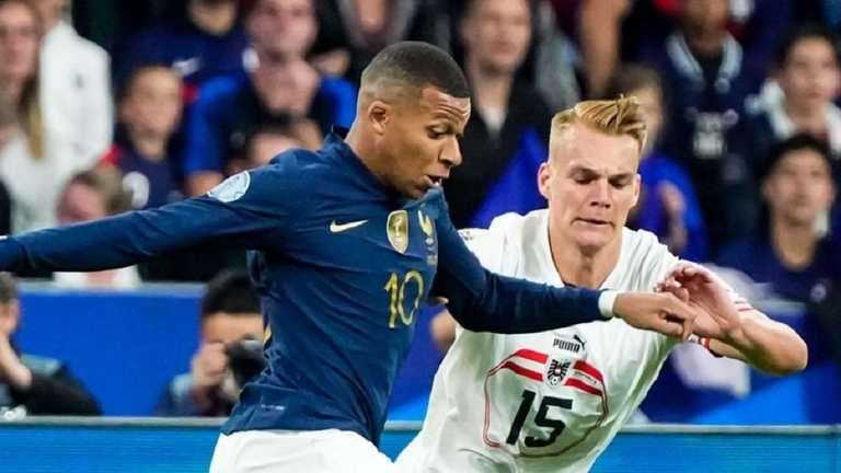 Кіліан Мбаппе у матчі з австрійцями / Twitter збірної Франції Кіліан Мбаппе у матчі з австрійцями / Twitter збірної Франції