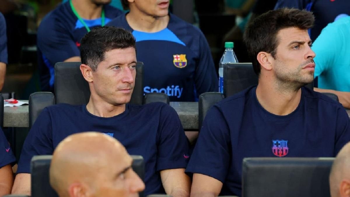 Піке та Лєвандовскі / Фото Michael Reaves / Getty Піке та Лєвандовскі / Фото Michael Reaves / Getty