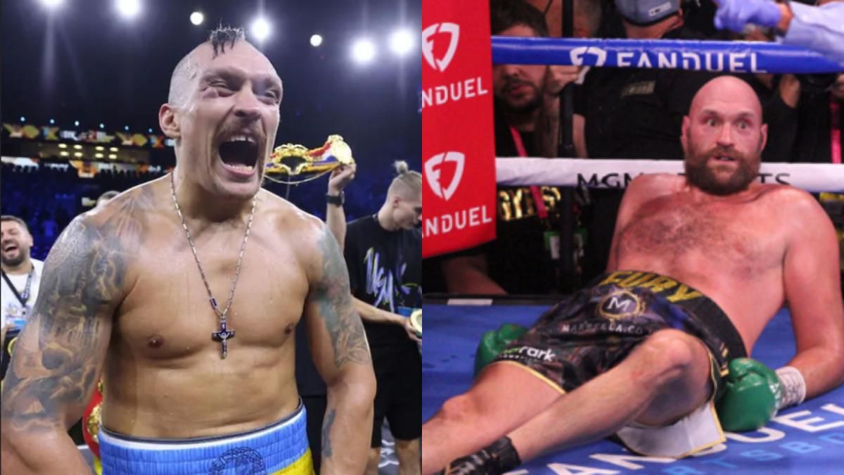 Усик та Ф'юрі / колаж Спорт24