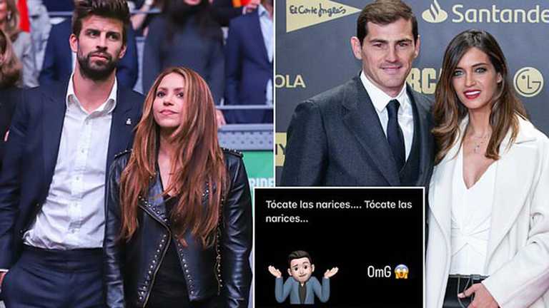 Піке з Шакірою та Касільяс з Карбонеро / Колаж Daily Mail Піке з Шакірою та Касільяс з Карбонеро / Колаж Daily Mail