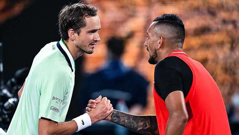 Мєдвєдєв та Кіріос / фото з відкритих джерел Мєдвєдєв та Кіріос / фото з відкритих джерел