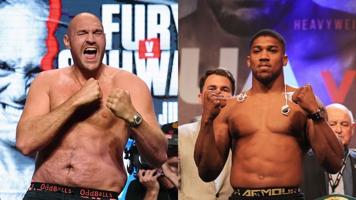 Тайсон Ф'юрі – Ентоні Джошуа / Колаж з відкритих джерел