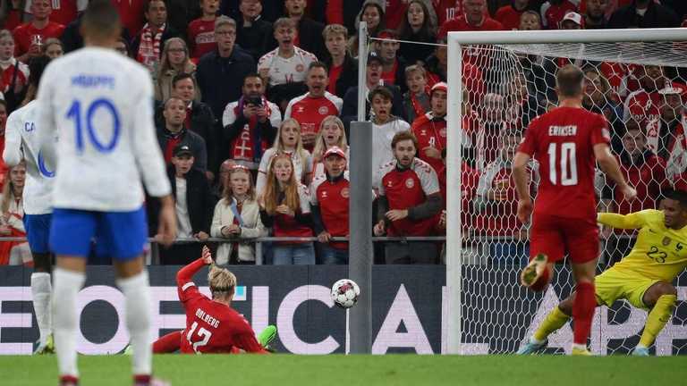 Данія проти Франції / фото AFP Данія проти Франції / фото AFP