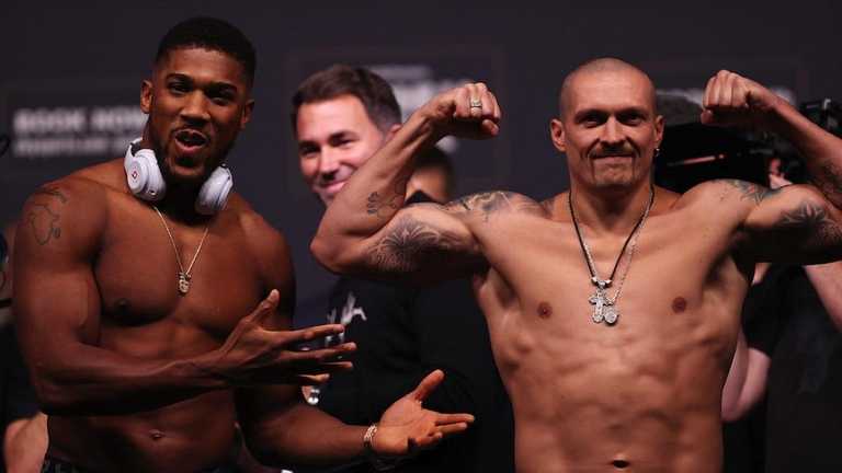 Джошуа, Усик та Хірн / Фото Matchroom boxing Джошуа, Усик та Хірн / Фото Matchroom boxing