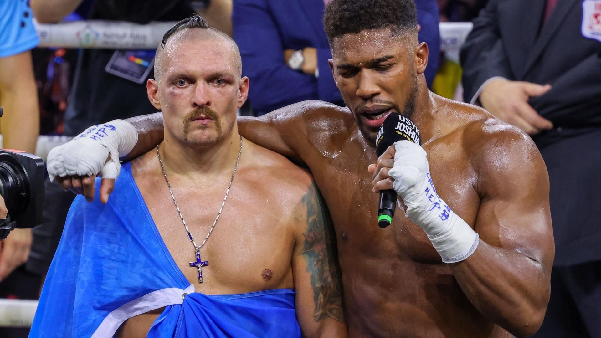 Усик и Джошуа / фото Matchroom