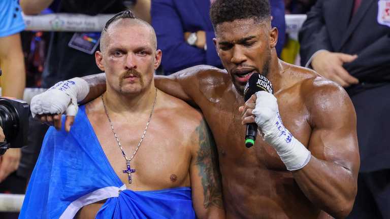 Усик и Джошуа / фото Matchroom Усик и Джошуа / фото Matchroom