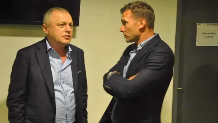 Игорь Суркис и Андрей Шевченко / фото Footboom Игорь Суркис и Андрей Шевченко / фото Footboom