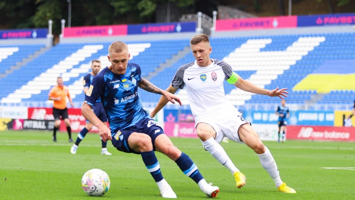 Єгор Назарина у матчі з Динамо / Сайт луганців