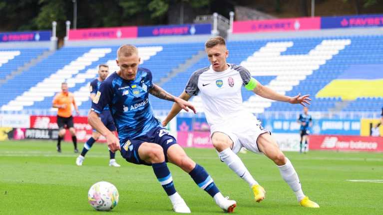 Єгор Назарина у матчі з Динамо / Сайт луганців Єгор Назарина у матчі з Динамо / Сайт луганців