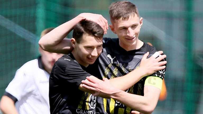 Марко Сапуга з партнером / Фото ФК Рух Марко Сапуга з партнером / Фото ФК Рух