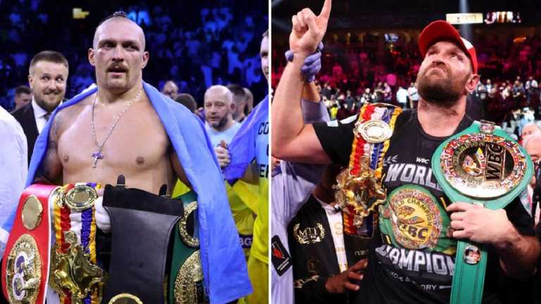 Александр Усик и Тайсон Фьюри / Коллаж Metro Александр Усик и Тайсон Фьюри / Коллаж Metro