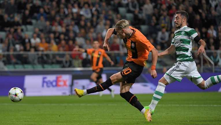 Мудрик забив Селтіку / Сайт Шахтаря Мудрик забив Селтіку / Сайт Шахтаря