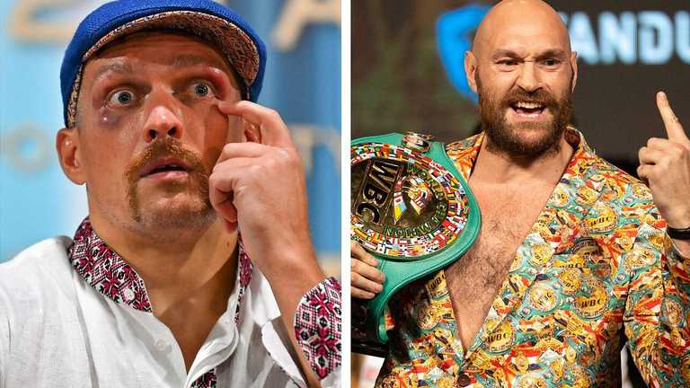 Усик проти Ф’юрі / колаж Спорт24 Усик проти Ф’юрі / колаж Спорт24