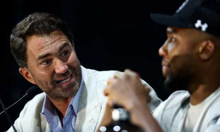 Едді Хірн та Ентоні Джошуа / фото з відкритих джерел