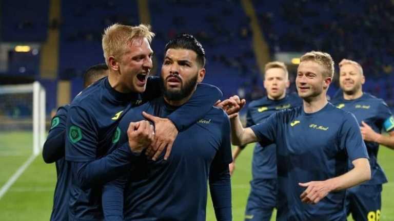 Фарес Балули с партнерами в Металле / Фото ФК Металл