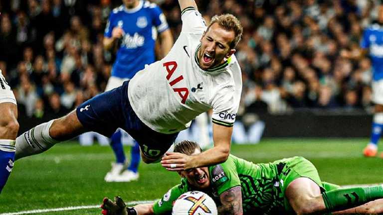 Пікфорд сфолив на Кейні / BBC Sport Пікфорд сфолив на Кейні / BBC Sport