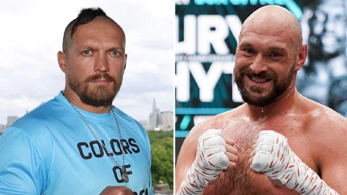 Усик – Фьюри / Коллаж из открытых источников