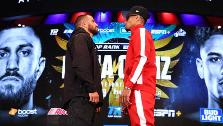 Ломаченко против Ортиса / фото Top Rank Ломаченко против Ортиса / фото Top Rank