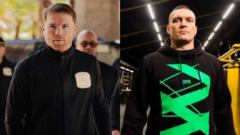 Альварес и Усик / фото из соцсетей Альварес и Усик / фото из соцсетей