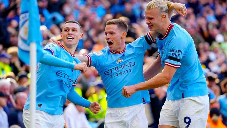 Манчестер Сити отмечает / Фото пресс-службы Манчестер Сити отмечает / Фото пресс-службы