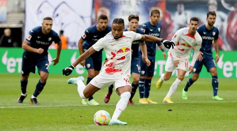 Лейпциг уничтожил Бохум / фото AFP Лейпциг уничтожил Бохум / фото AFP