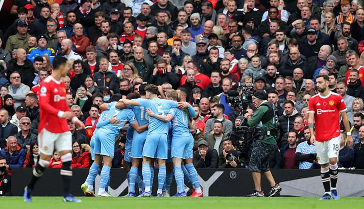 Манчестер Сити против Манчестер Юнайтед / фото AFP