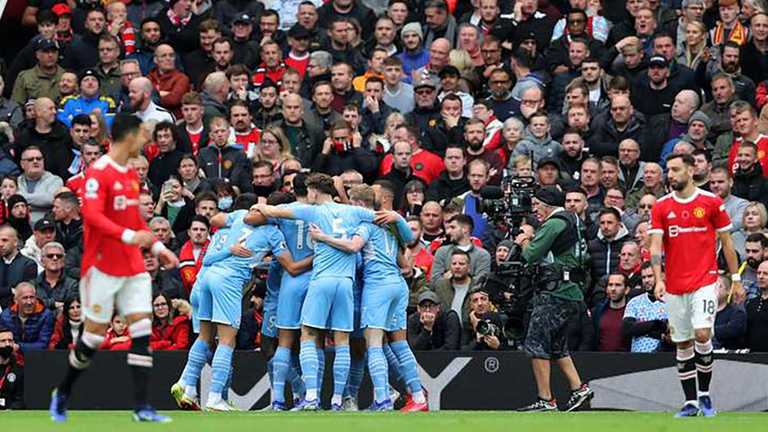 Манчестер Сити против Манчестер Юнайтед / фото AFP