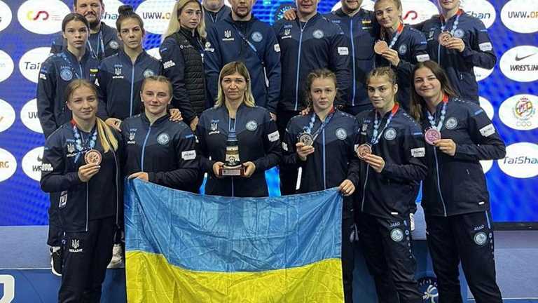 Молодежная сборная Украины по борьбе / Фото из соцсетей