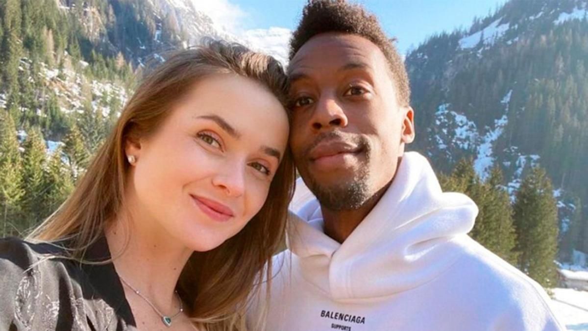 Еліна Світоліна і Гаель Монфіс / Фото з соцмереж