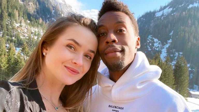 Еліна Світоліна і Гаель Монфіс / Фото з соцмереж Еліна Світоліна і Гаель Монфіс / Фото з соцмереж