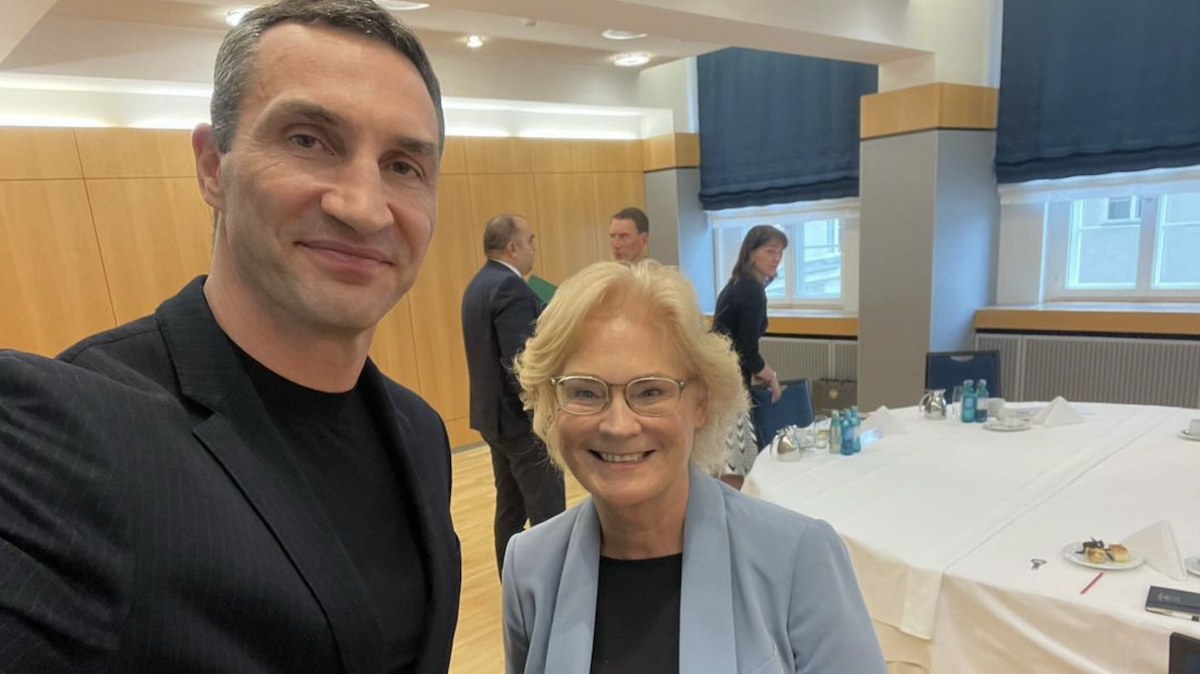 Владимир Кличко и Кристине Ламбрехт / фото Instagram