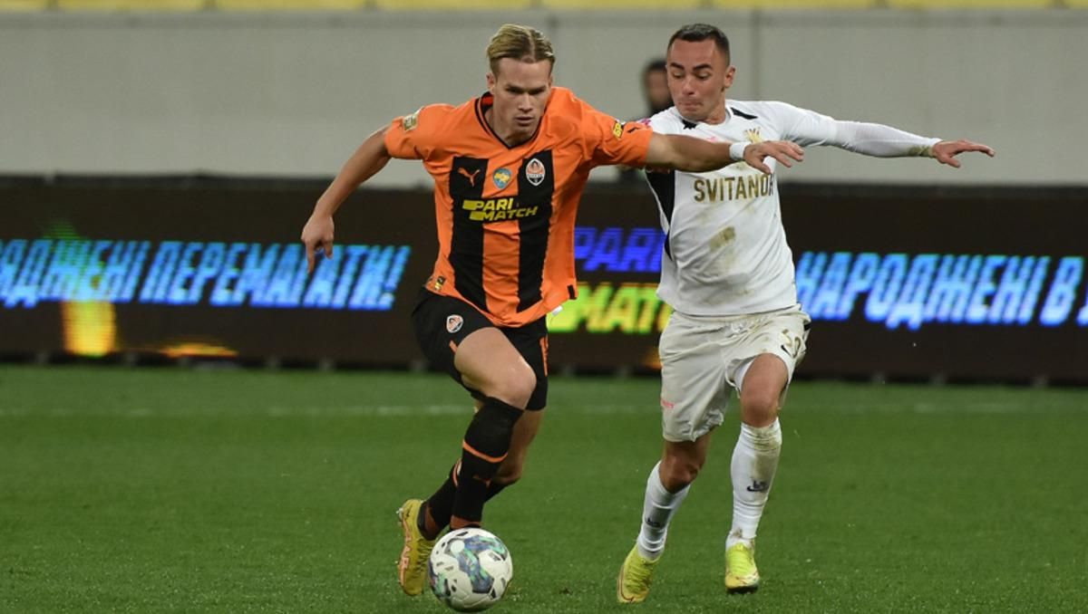 Мудрик у матчі з Колосом / фото ФК Шахтар