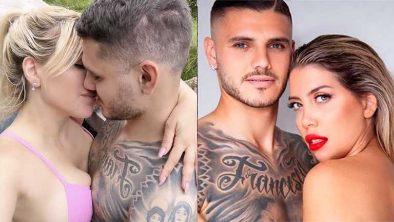 Ванда Нара и Мауро Икарди / коллаж Спорт 24 Ванда Нара и Мауро Икарди / коллаж Спорт 24