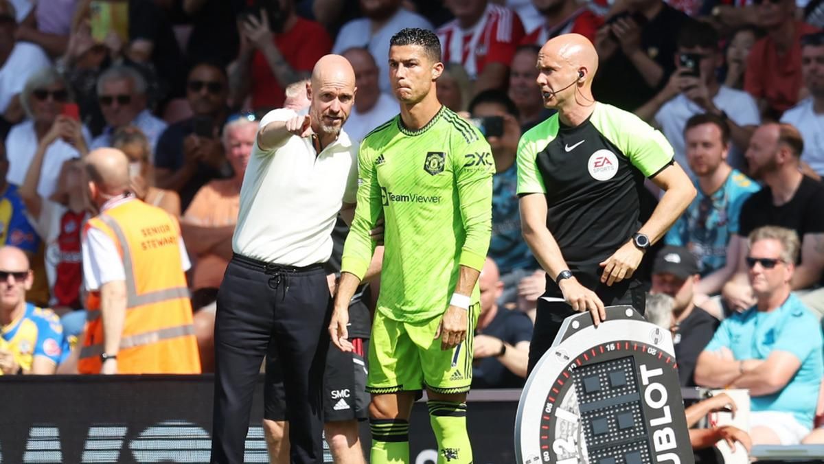 Эрик Тен Хаг и Криштиану Роналду / фото из открытых источников